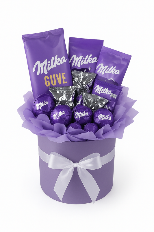 „Milka“ šokolado dovanų dėžutė